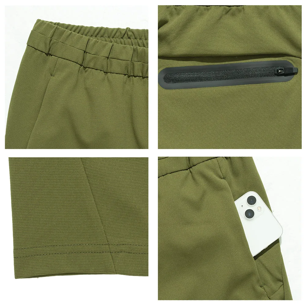 2025New Casual Elastic waist Running Basketball Men's shorts Summer High Quality Knit Solid color Sneakers shorts male - Image 6
