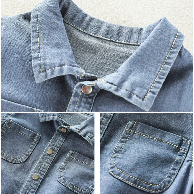 DIIMUU Baby Children Boys Clothing Toddler Overalls Denim Pants Fashion Kids Casual Jumpsuits Long Sleeve Trousers - Image 4