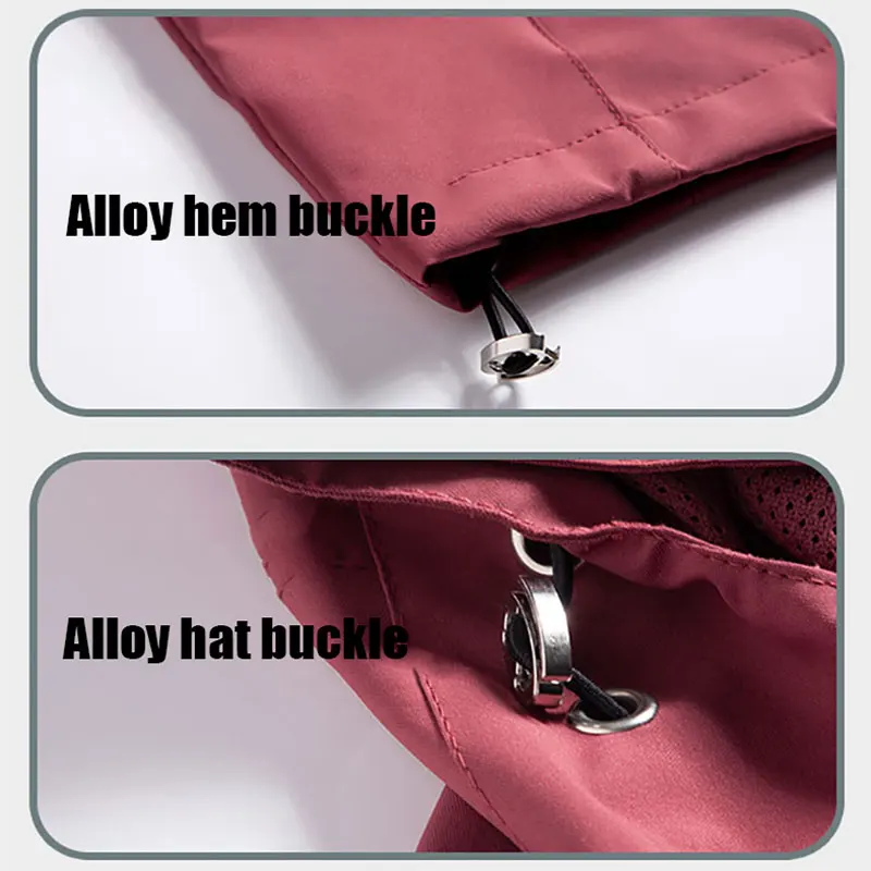 Men Contrast Color Hiking Jackets Outdoor Sports Mountaineering Coats Woman Waterproof Camping Jackets Breathable Travel Jacket - Image 5