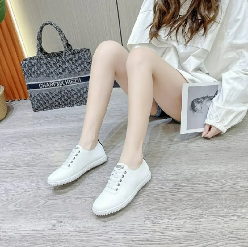 Women Shoes Summer 2024 Spring Women White Casual Shoes Breathable Flats Fashion Breathable Women Sneakers - Image 6