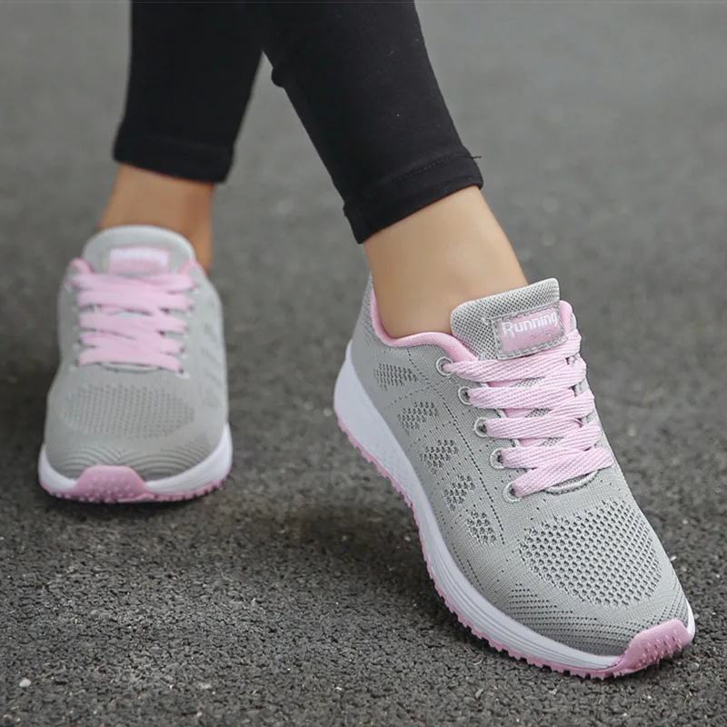 Women Sports Shoes 2023 Trends Sneakers Women Light Sport Sneaker Breathable Casual Shoes For Women White Tennis Female Footwear - Image 3
