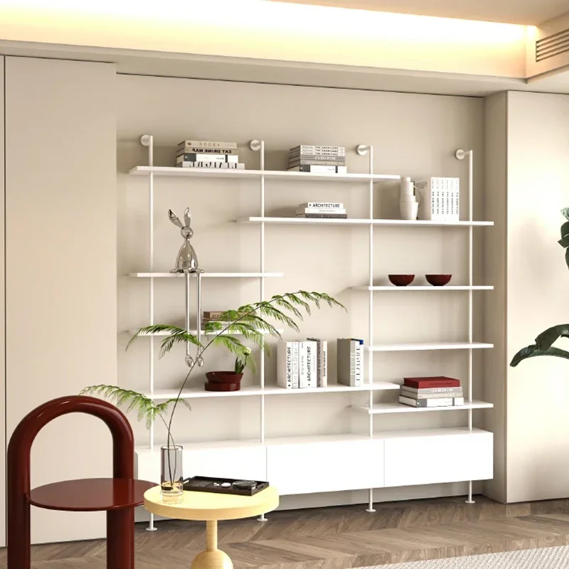 Furniture Home Organizer Room Bedroom Shelf Industrial Rotating Storage Library Book Luxury Interior Estante Bookshelf Books - Image 6