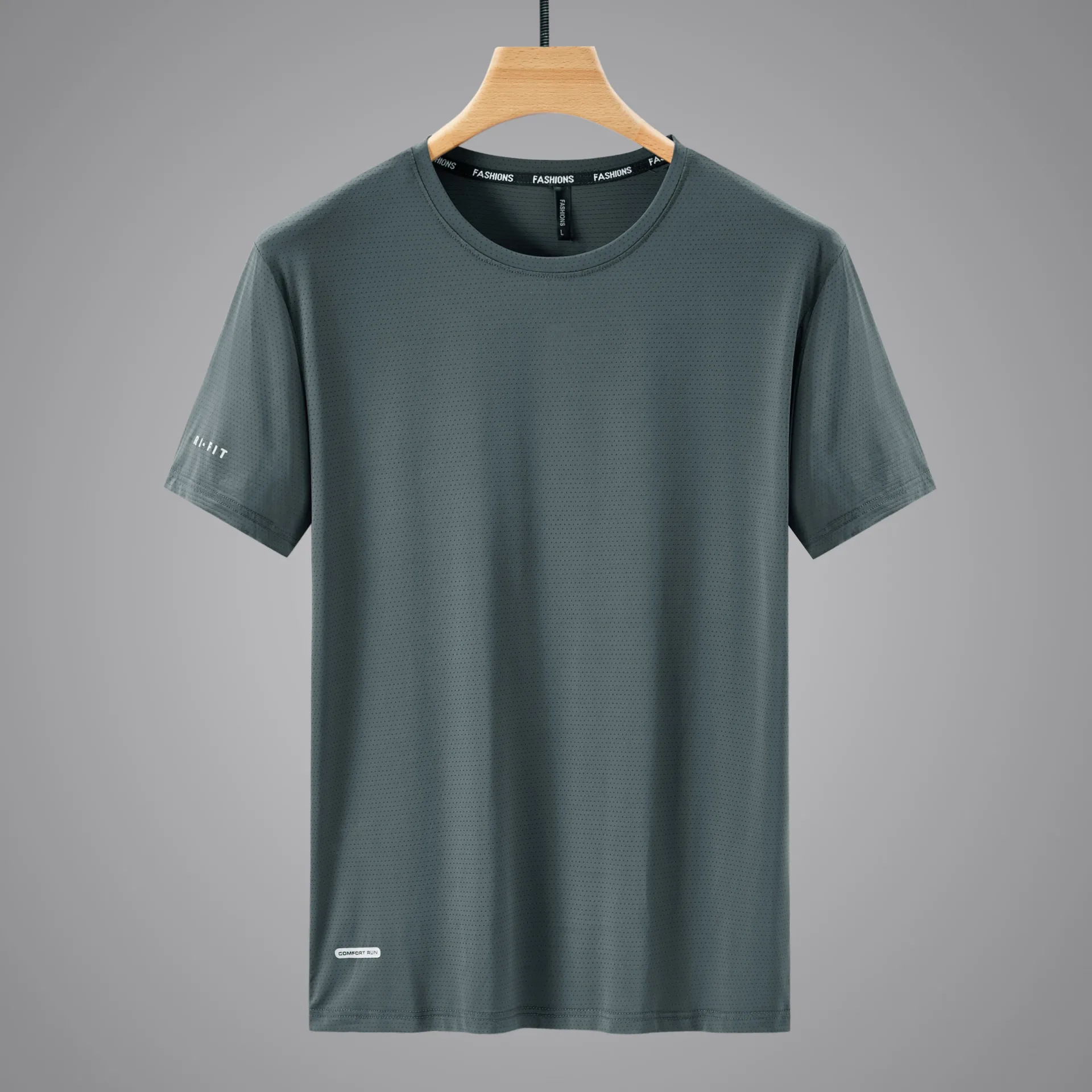 Quick Dry Sport T Shirt Men'S 2024 Short Sleeves Summer Casual White Plus OverSize 6XL 7XL 8XL 9XL Top Tees GYM Tshirt Clothes - Image 3