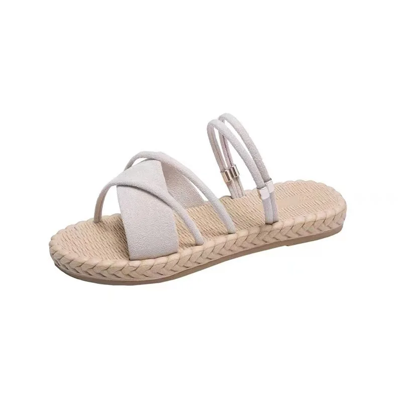 Summer Shoes Woman Sandals Flat Sandalias Mujer Thin Strips Gladiator Beach Sandals Ladies Flip Flops Slides 2023 - Image 5