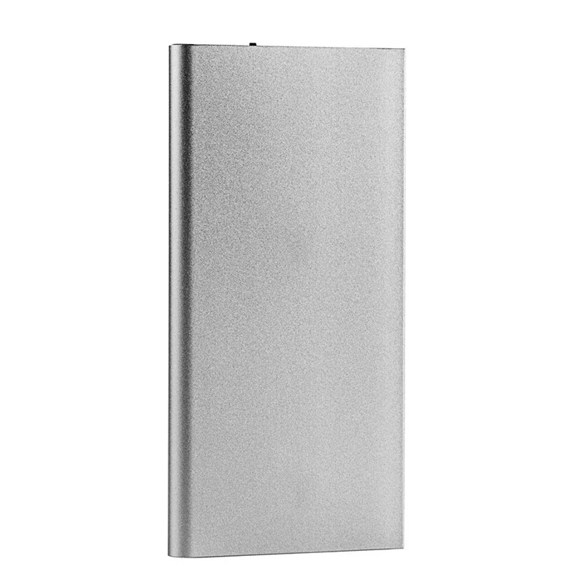 20000mAh Power Bank Portable Ultra Thin Slim Polymer Phone Charger Powerbank Double USB With LED Light for Smart Mobile Phones - Image 5