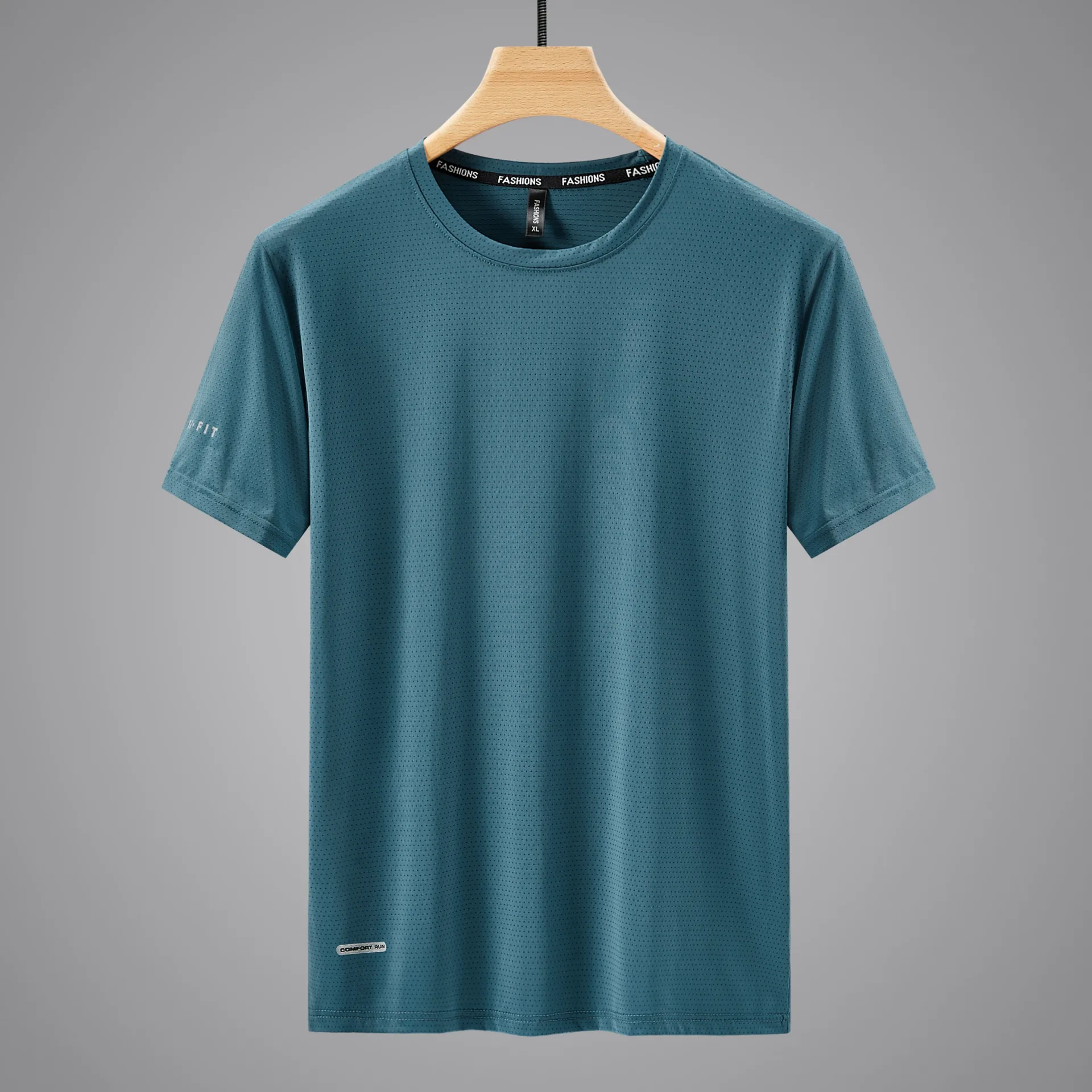Quick Dry Sport T Shirt Men'S 2024 Short Sleeves Summer Casual White Plus OverSize 6XL 7XL 8XL 9XL Top Tees GYM Tshirt Clothes - Image 5