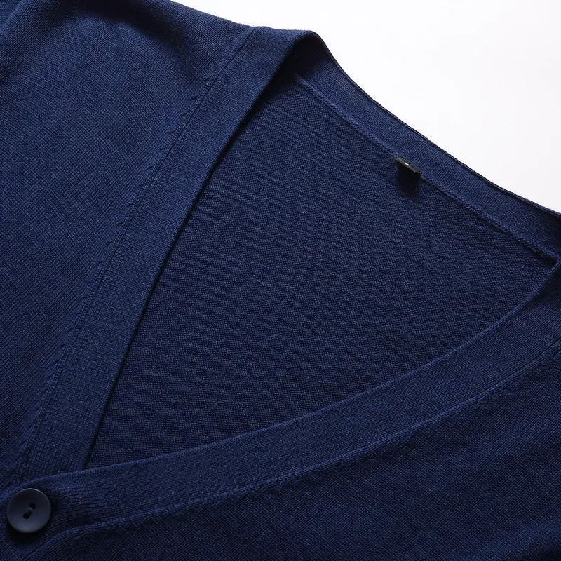 MRMT 2025 Brand New Men's Jackets Sweater Cardigan Cotton V-neck Overcoat for Male Thin Knitted Man Cardigan Sweater Coat - Image 3