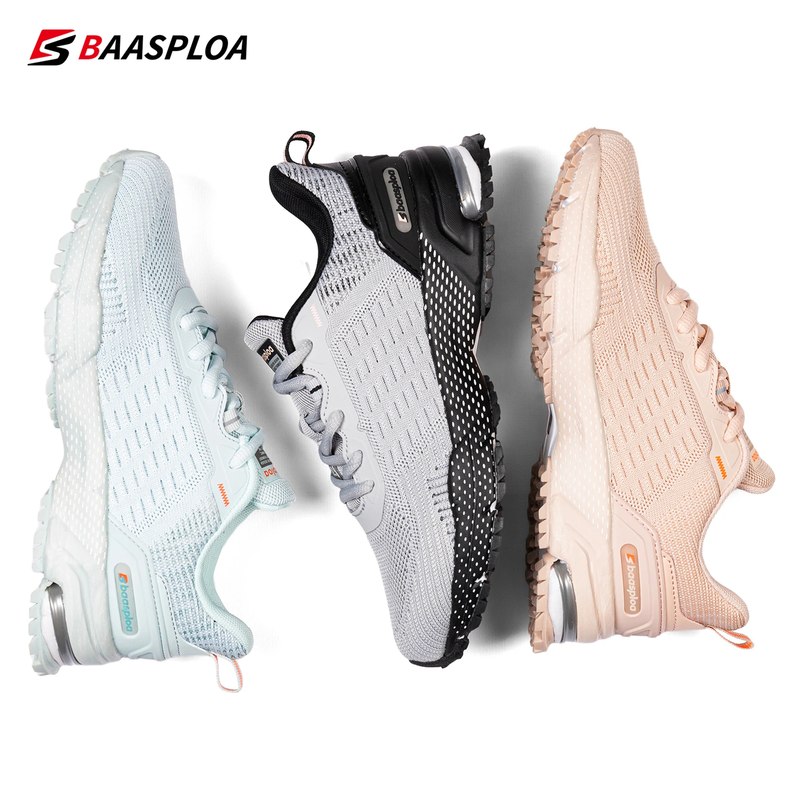 Baasploa Women Running Shoes Fashion Lightweight Sport Shoes Women Breathable Mesh Casual Sneakers Non-Slip New Arrival - Image 6