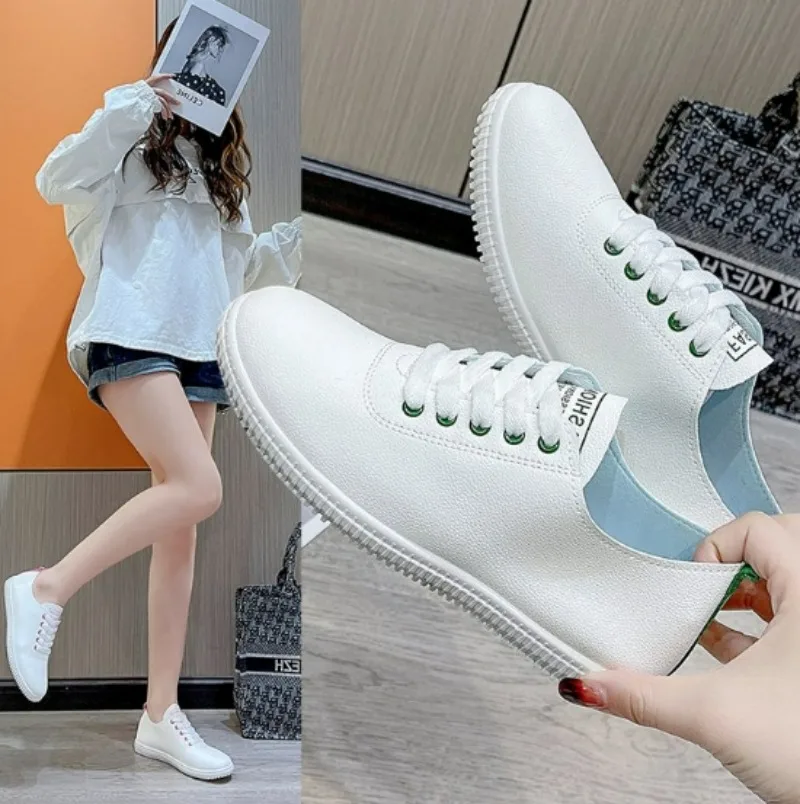Women Shoes Summer 2024 Spring Women White Casual Shoes Breathable Flats Fashion Breathable Women Sneakers - Image 3