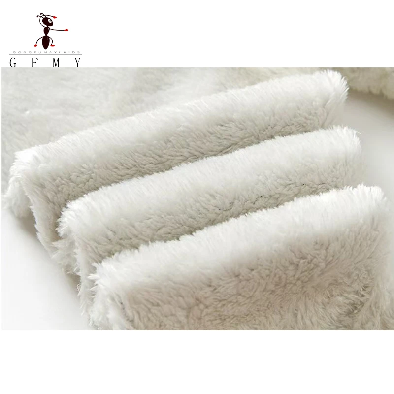 GFMY Brand 2021 Leisure Winter Black Plus Velvet Boys Jeans 3year -10 Years Keep warm Straight type Children's Pants 1905 - Image 5
