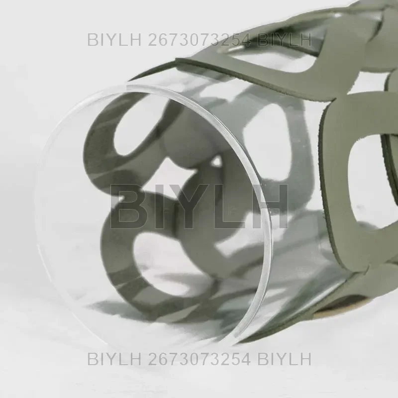 Leather Glass Vase European Luxury Home Decoration Vase Tabletop Vase Decor Leather Wrapped Hydroponic Plant Container Plantpot - Image 3