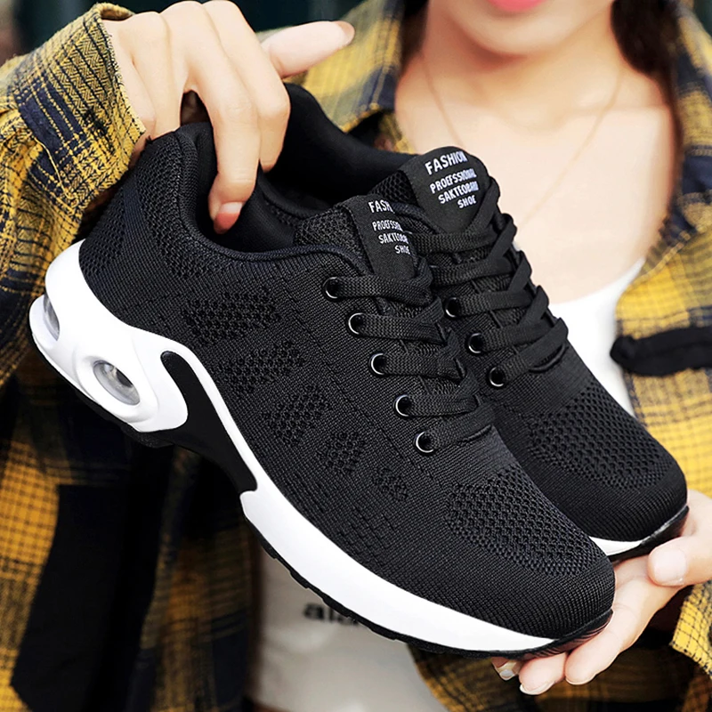 Fashion Women Sneakers Lace Up Women's Sneakers Plus Size Platform Shoes Soft Breathable Zapatillas Mujer Female Footwear - Image 4
