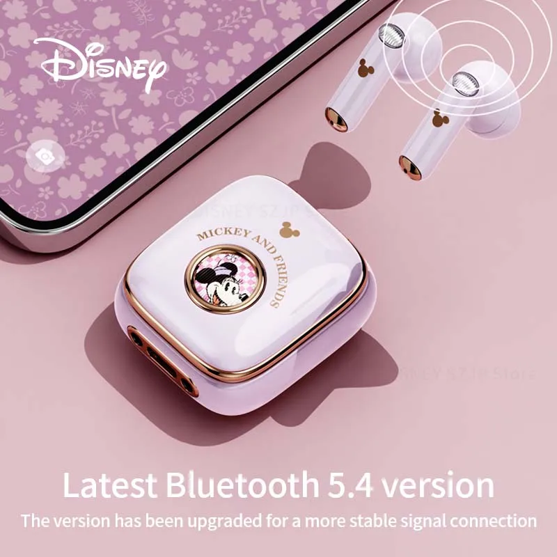 Disney Q7 Mickey Minnie Bluetooth Earphones HIFI Sound Wireless in-ear Sports Waterproof Headset Long Standby Noise Reduction - Image 3