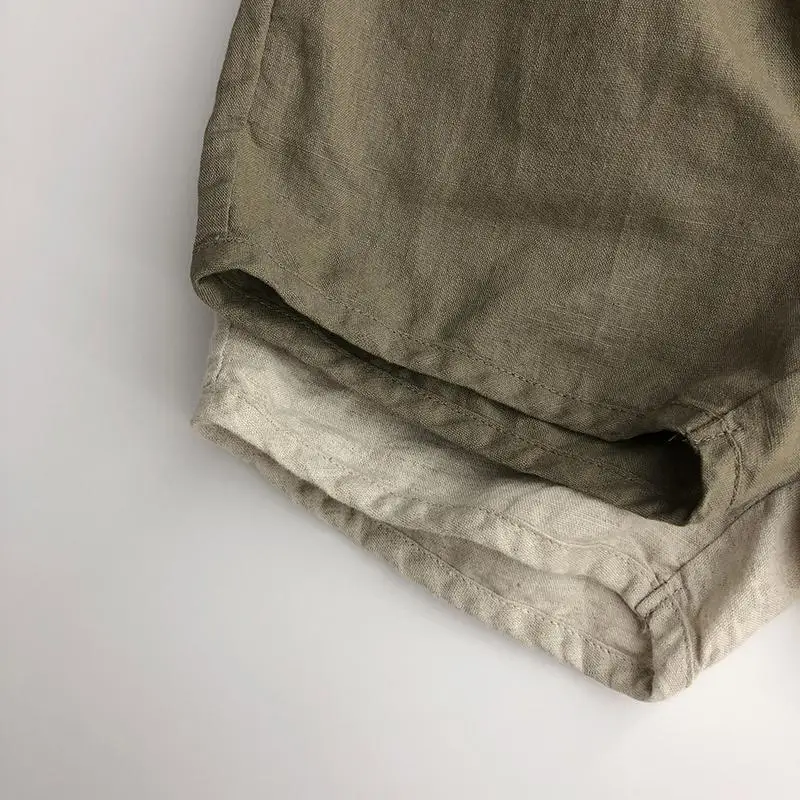 Summer Baby Cotton Linen Shorts Kids Boy Girl Leisure Breathable Short Pant Thin Style Children's Outwear Clothes - Image 6
