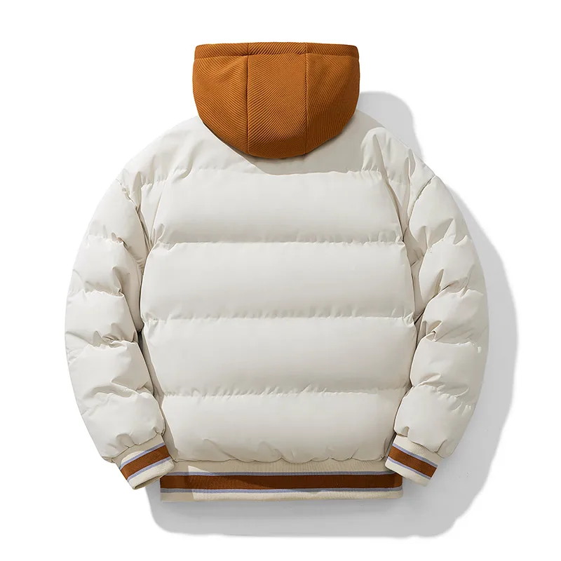 Men Women Winter Parka Colorful Men's Winter Jacket Coat Oversize Parka Korean Men's Puffer Jacket Harajuku Hip Hop Hooded Coat - Image 5