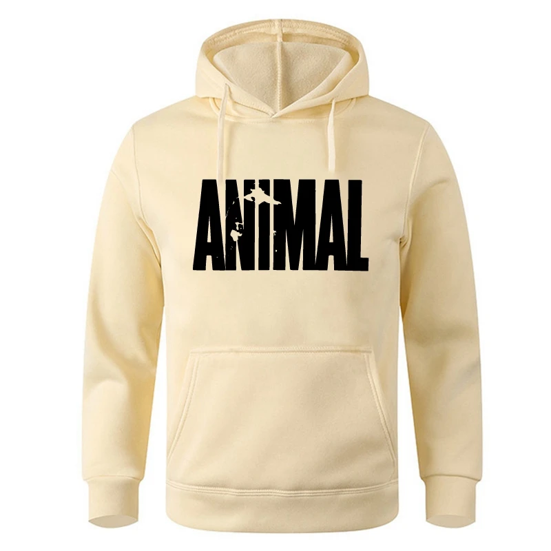 Men Animal Print Hoodie Sweatshirt Tops Men Womnen Fashion Brand Design Pullover Cotton Fleece Hoodies - Image 2