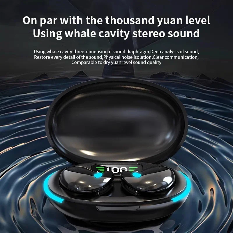Sleep Wireless Earphone TWS Bluetooth 5.3 Headphones Hidden Earbuds IPX5 Waterproof Noise Reduction Sports Headset - Image 3