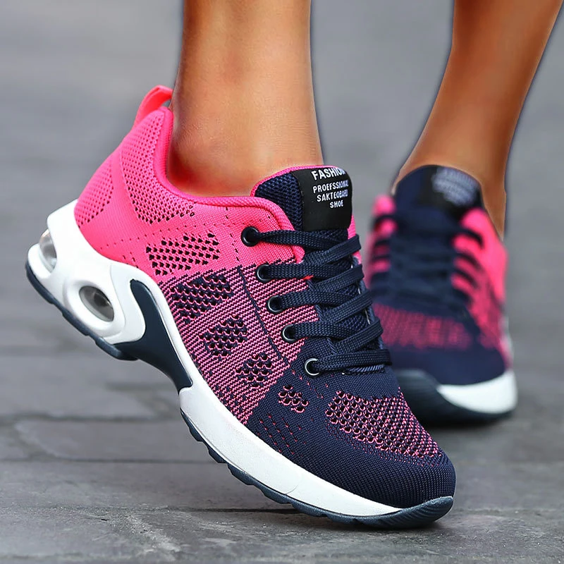Fashion Women Sneakers Lace Up Women's Sneakers Plus Size Platform Shoes Soft Breathable Zapatillas Mujer Female Footwear - Image 2