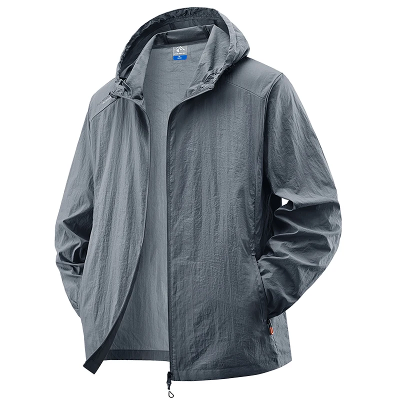 Summer Waterproof Hiking Jackets Men Fishing Cycling Hooded Gym Sports Running Coat Outdoor Sun-Protective Thin Jacket Clothing - Image 6
