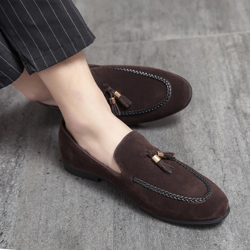 Men’s Casual Loafers Soft Sole Comfortable Driving Shoes Low Top Slip-On Outdoor Shoes - Image 4
