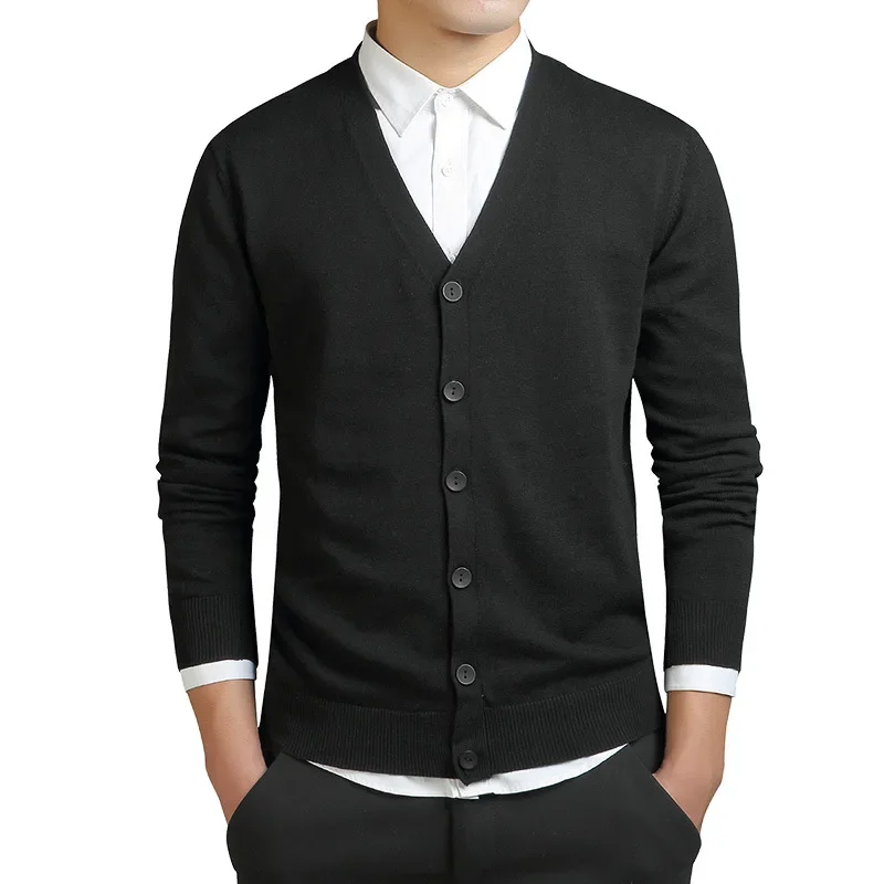 MRMT 2025 Brand New Men's Jackets Sweater Cardigan Cotton V-neck Overcoat for Male Thin Knitted Man Cardigan Sweater Coat - Image 5