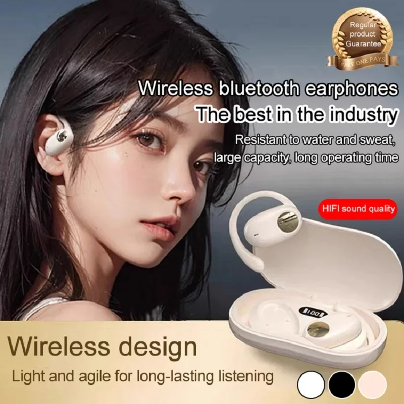 SW-0511 Wireless Bluetooth Earphones Earbuds Touch Light Air Conduction High quality Fitness Driving office Headset With Mic - Image 6