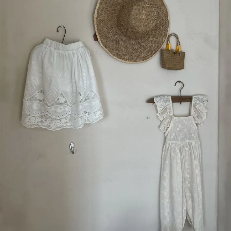 Fashion Baby Girl Princess Cotton Lace Jumpsuit Infant Toddler Child Strap Overalls Outfit Summer Onesies Baby Clothes 1-7Y - Image 5